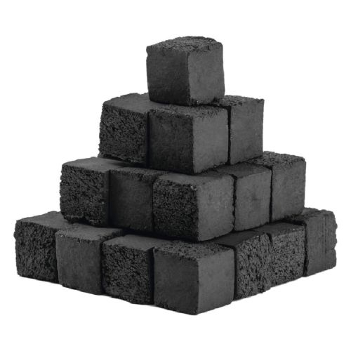Coco Hamra Natural Coconut Shell Charcoal Cubes, 72 Cube in the Box