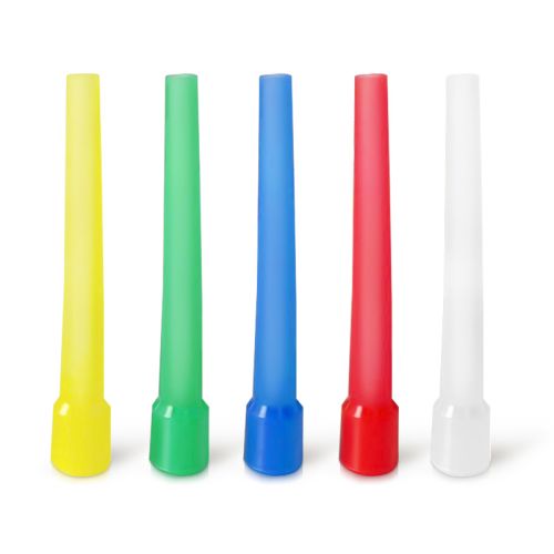 Shisha Disposable Mouth Tips, Red, Yellow, White, Blue, Green, 50 PCs